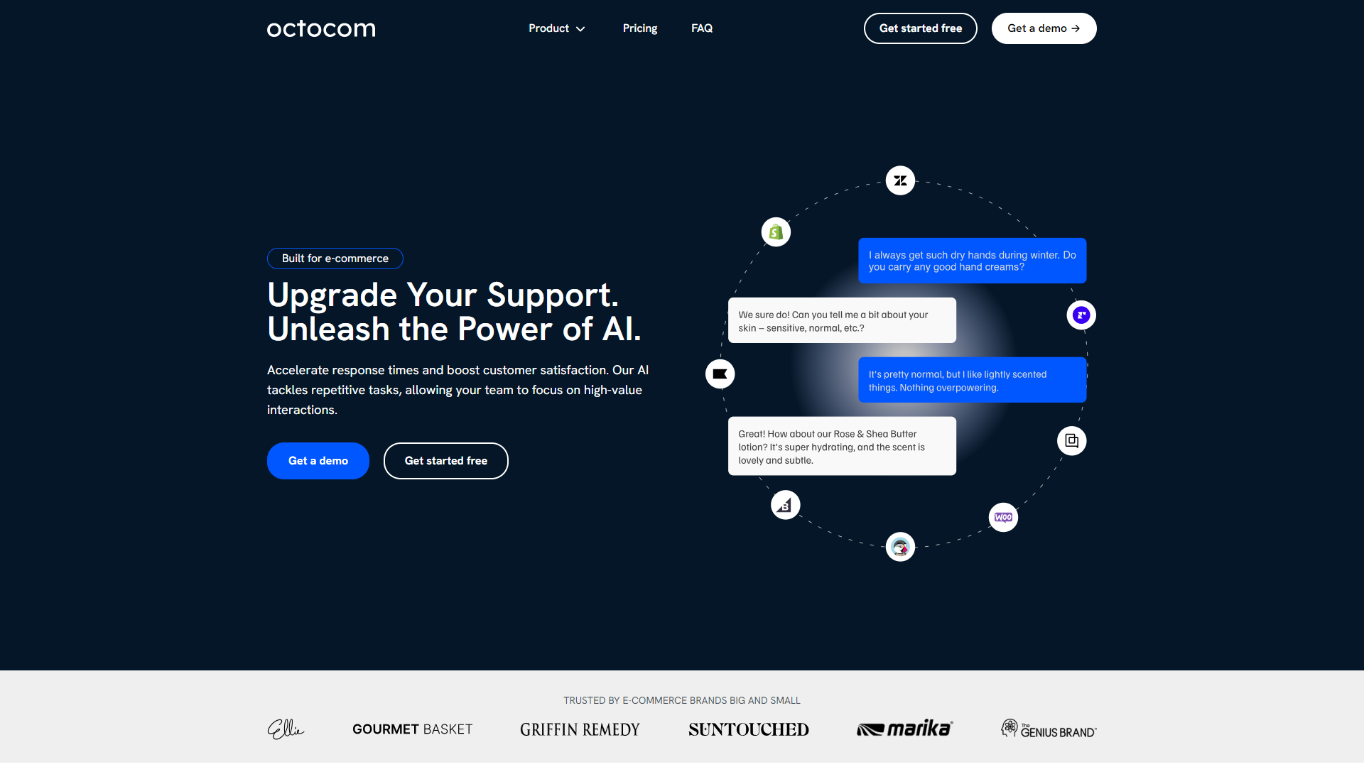 Octocom AI Customer Experience Suite screenshot