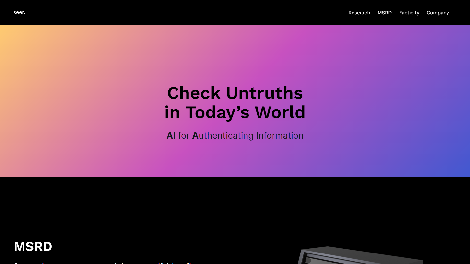 Reality Detector screenshot