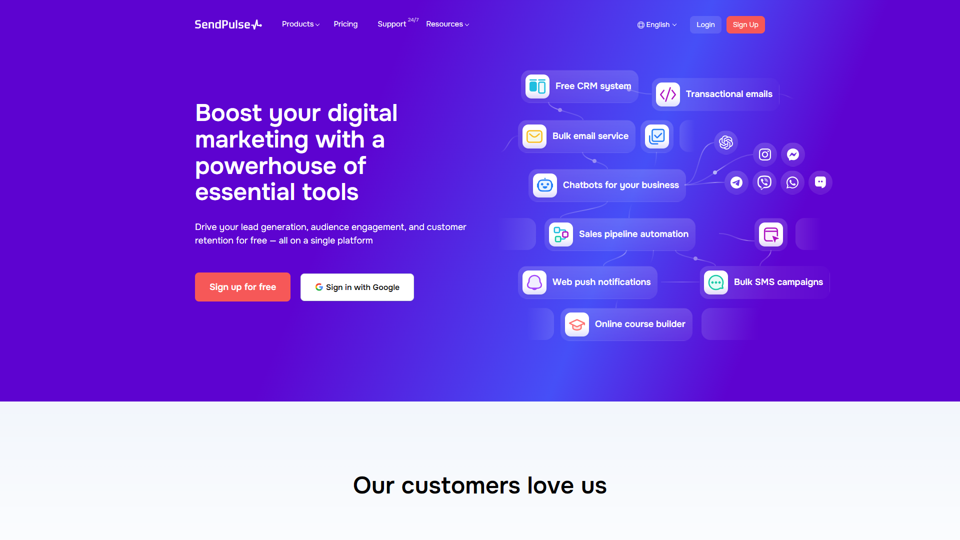 SendPulse screenshot