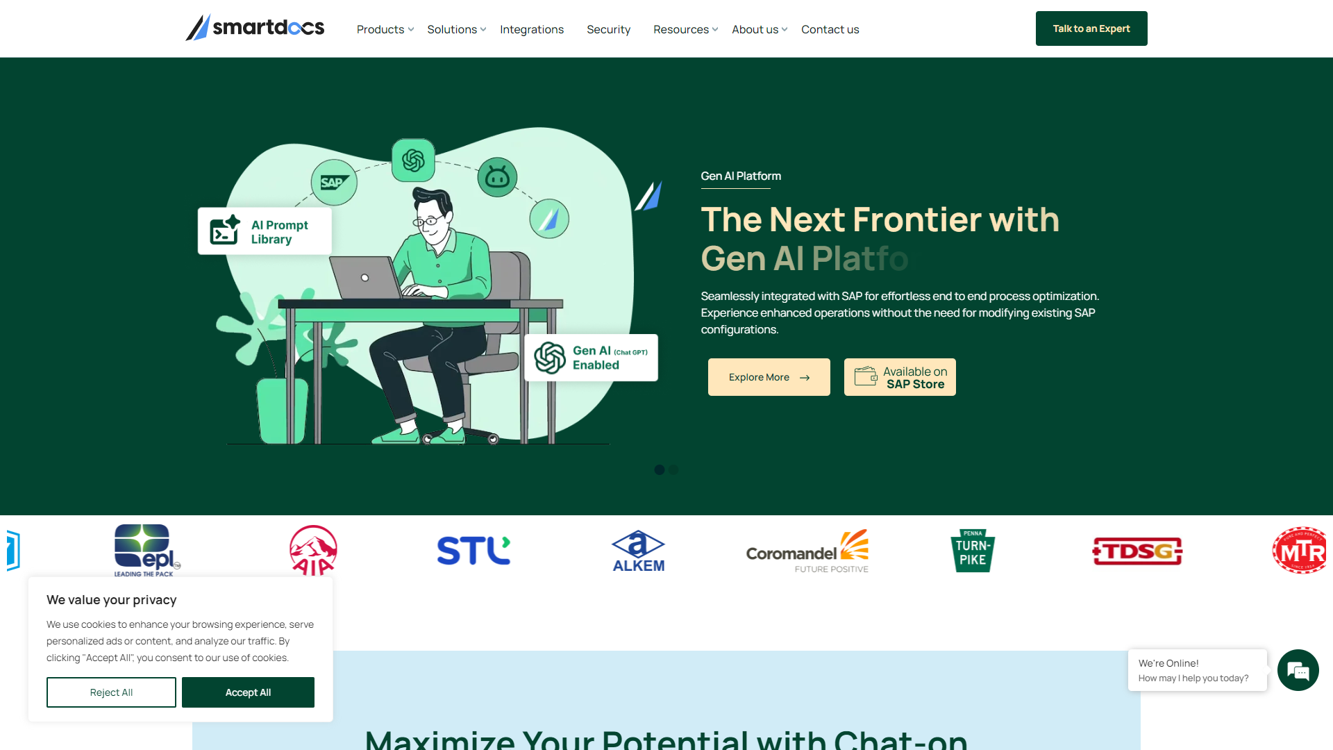 SmartDocs Bot Platform screenshot
