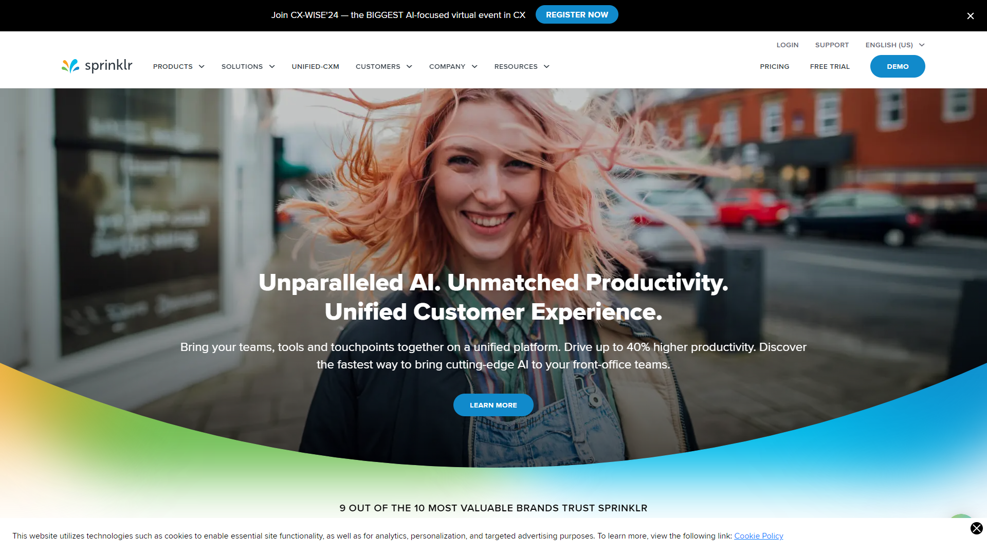 Sprinklr Service screenshot