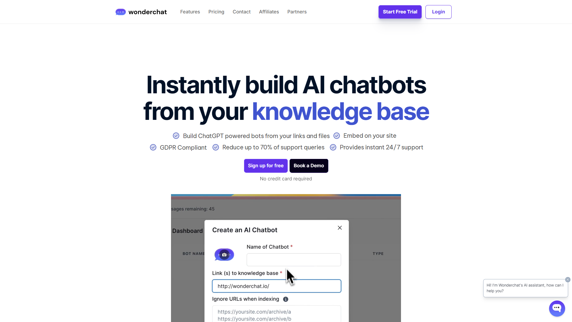 Wonderchat screenshot