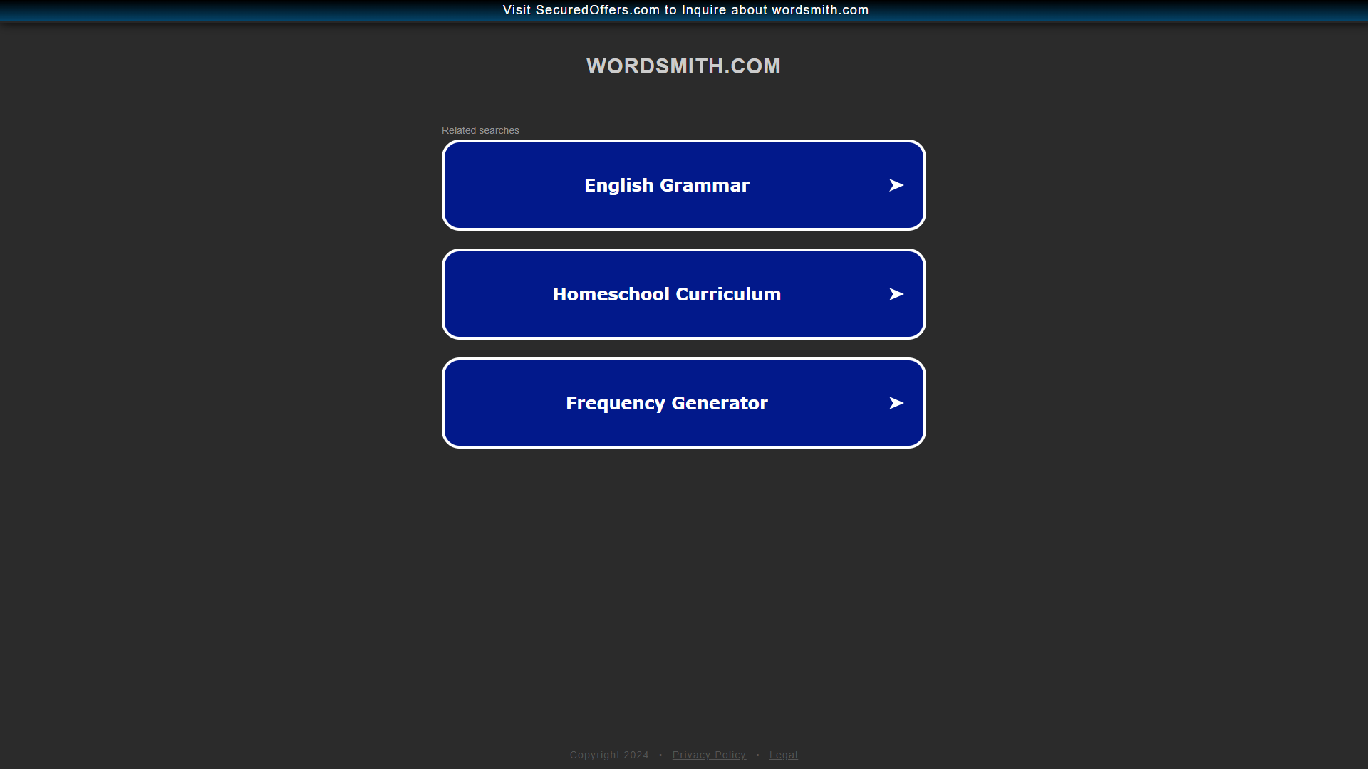 Wordsmith screenshot