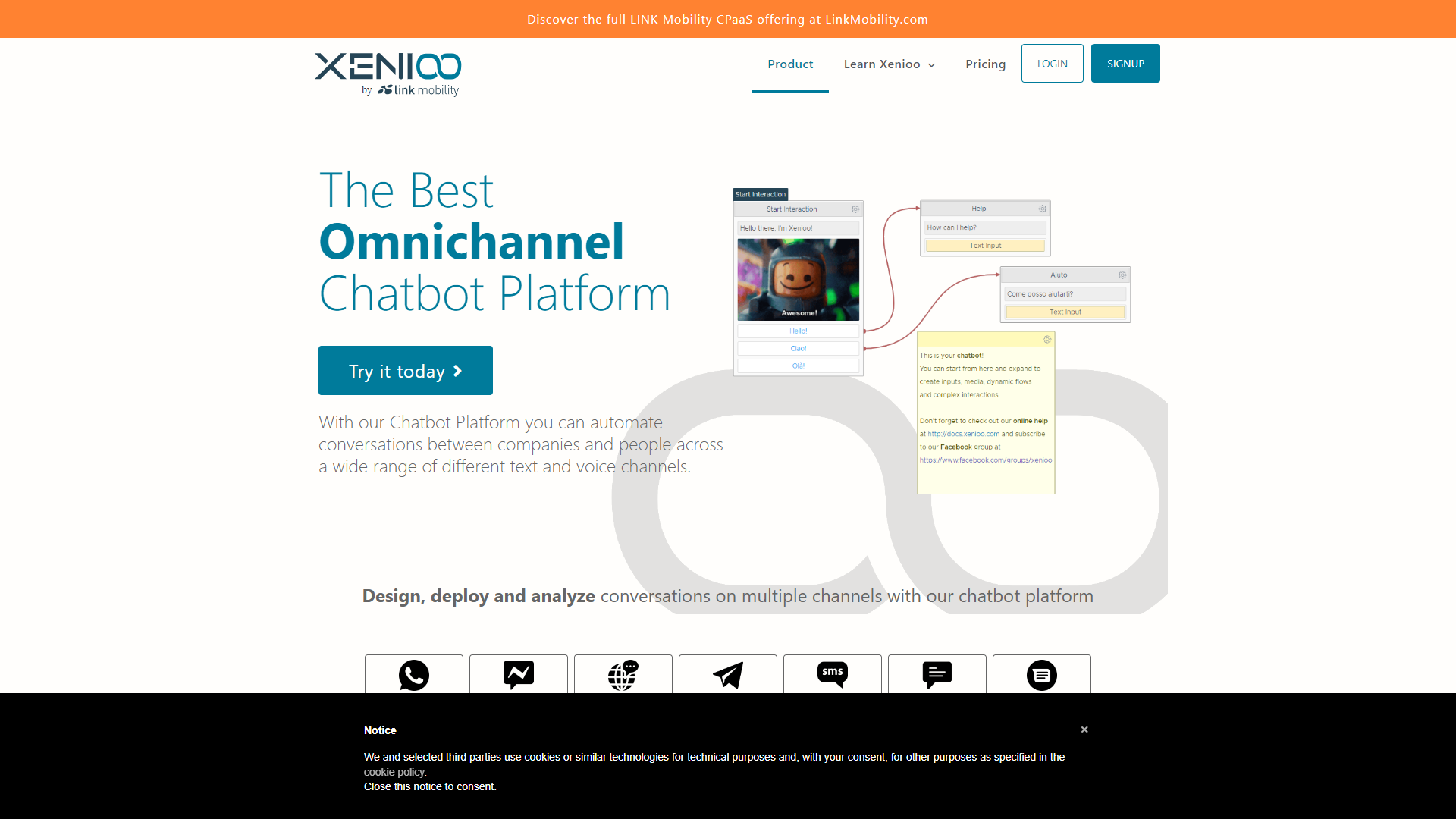 Xenioo screenshot