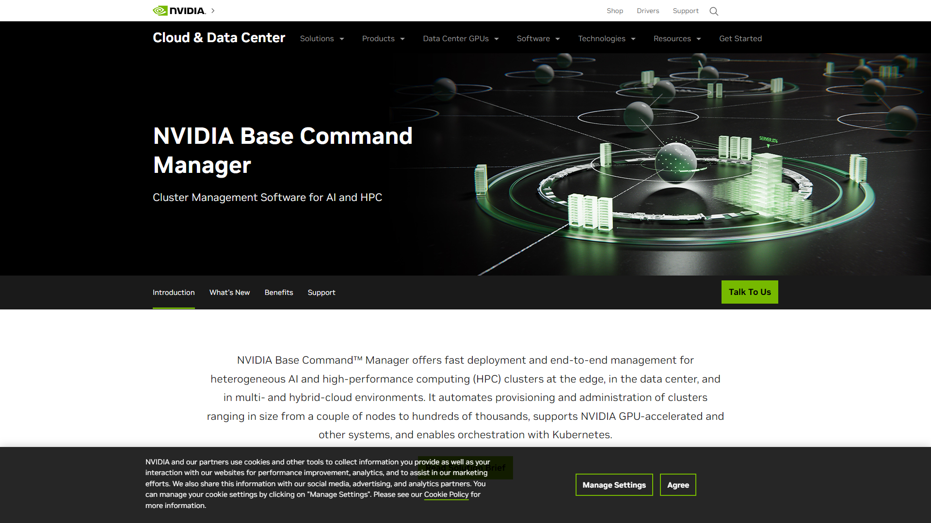 Bright Cluster Manager screenshot