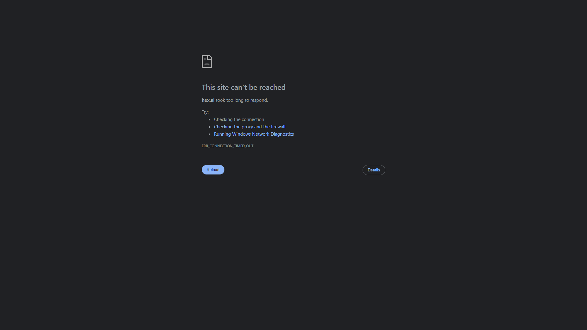 Hex Technologies screenshot