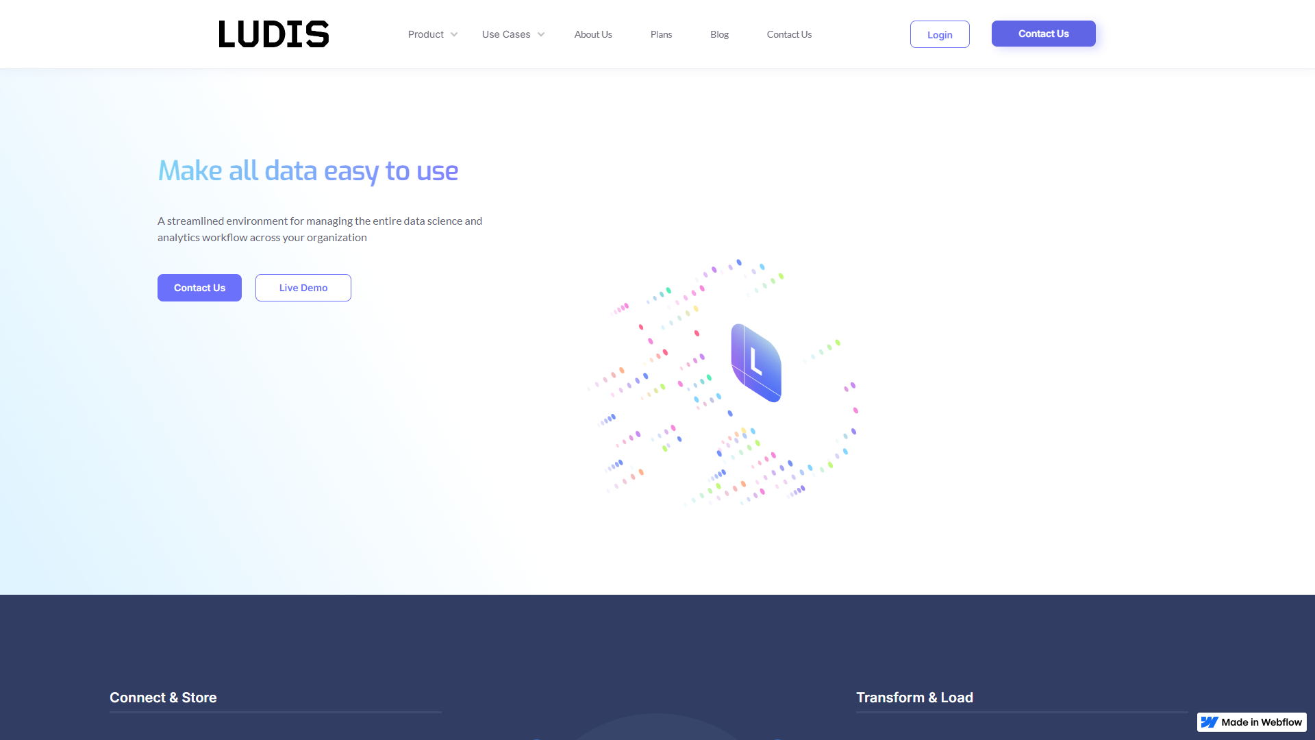 Ludis Analytics Data and Insights Platform screenshot