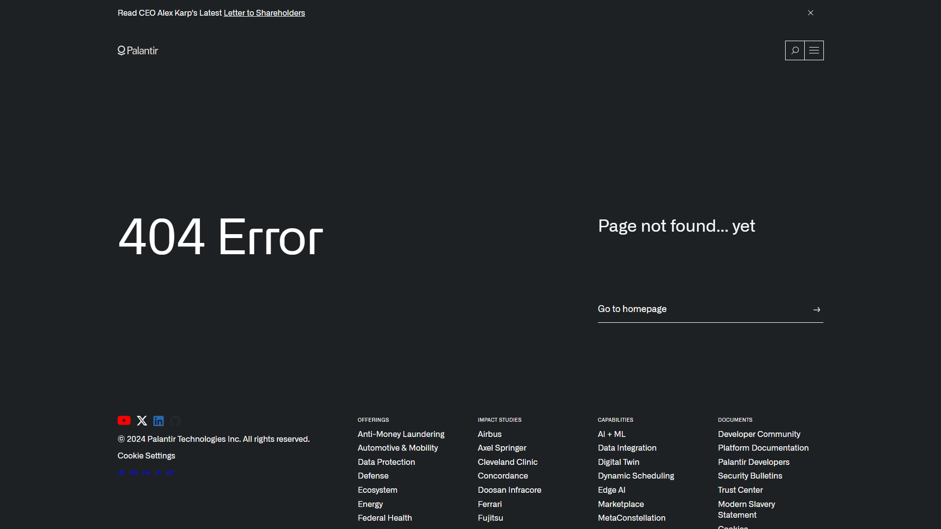 Palantir Foundry screenshot