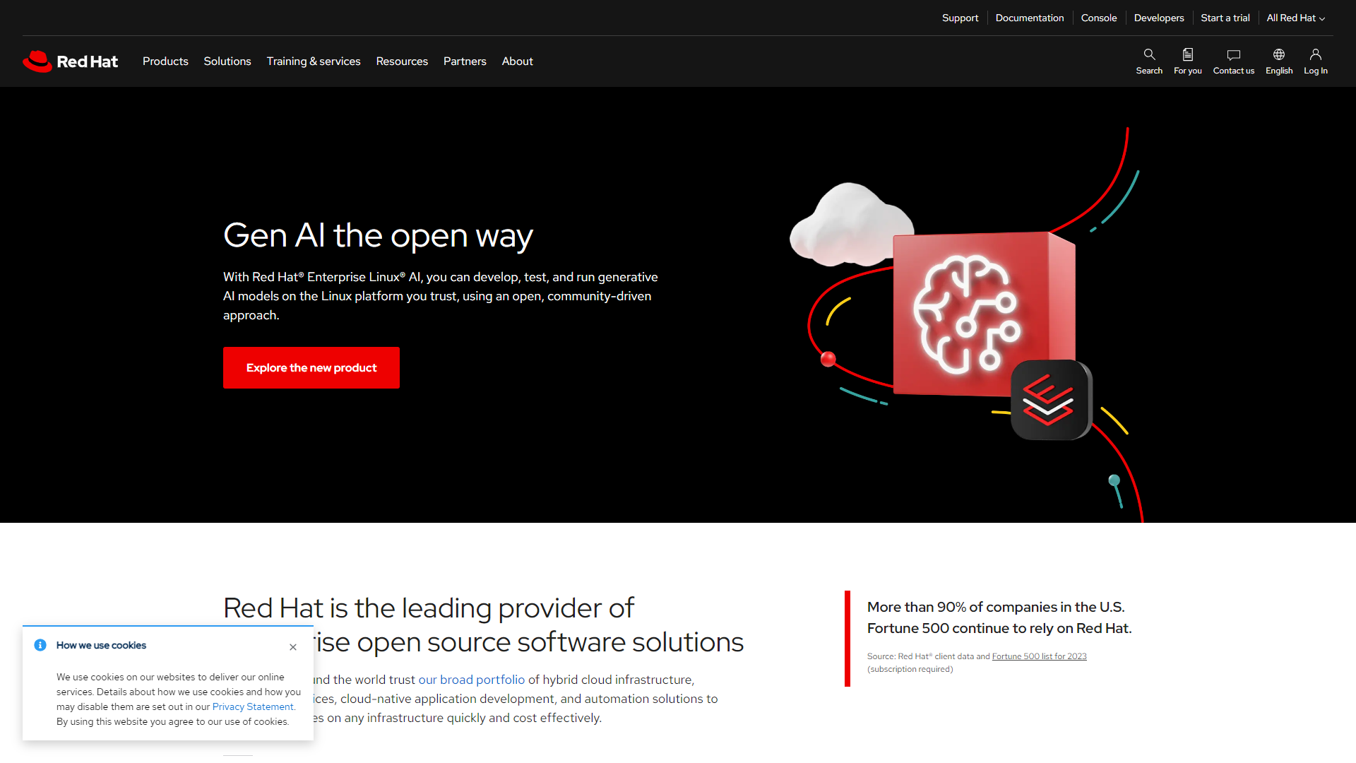 Red Hat OpenShift Data Science screenshot