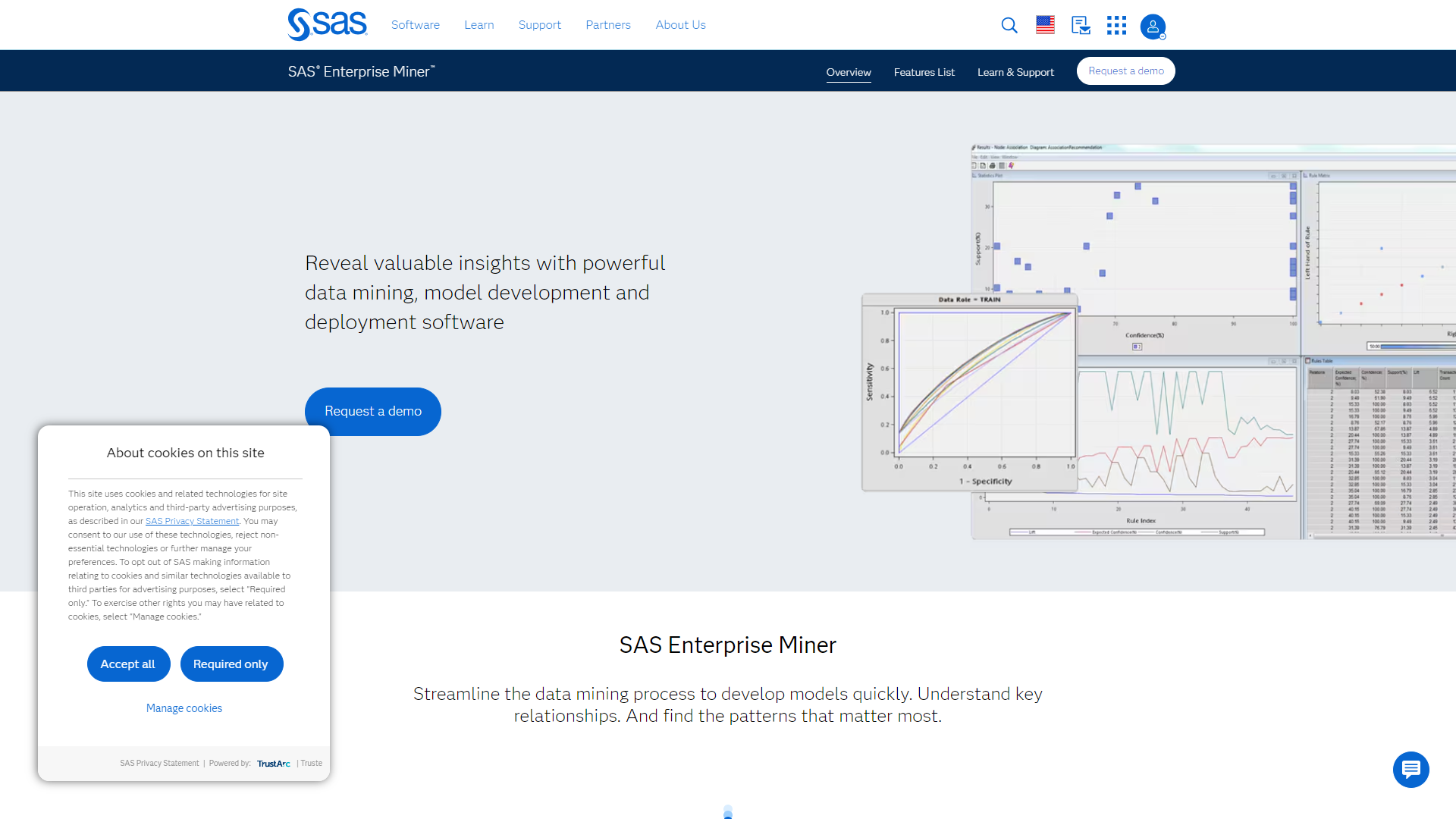 SAS Enterprise Miner screenshot