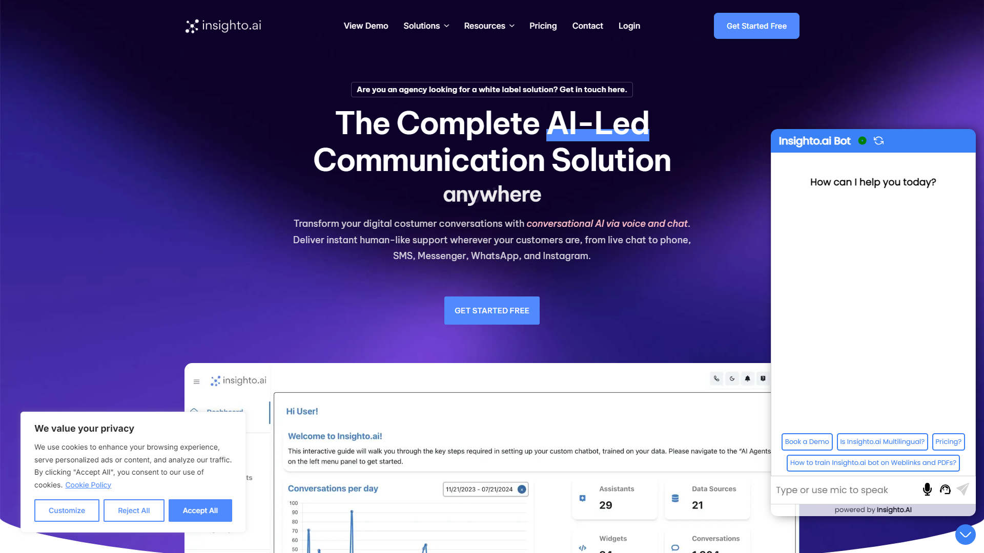Insighto AI screenshot