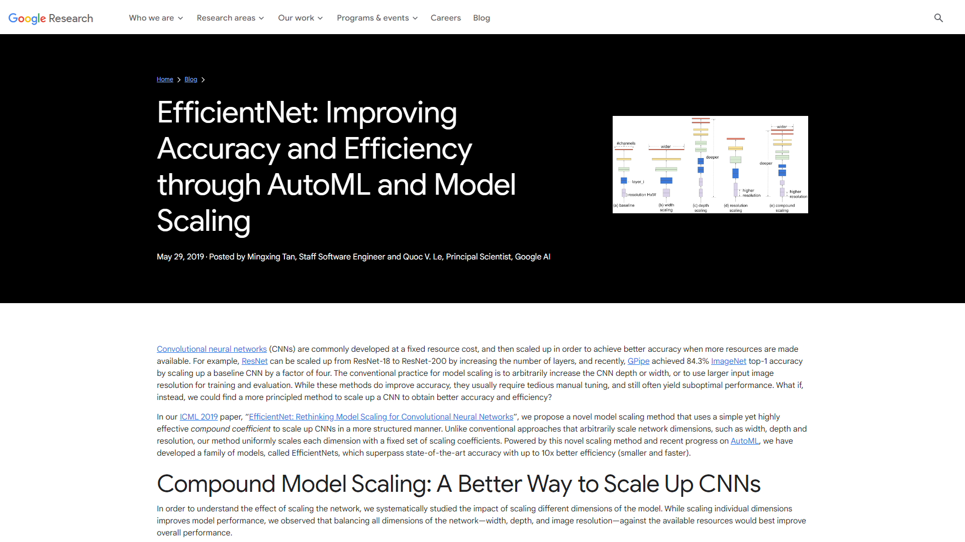 EfficientNet screenshot