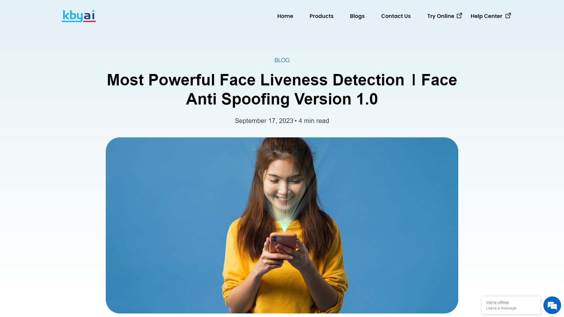 KBY-AI Face Liveness Detection screenshot