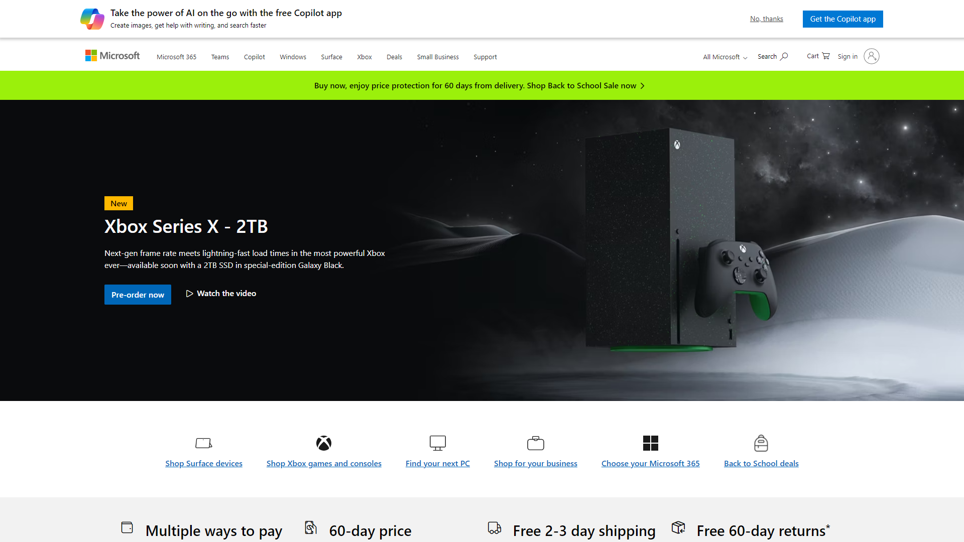 Microsoft Video API screenshot
