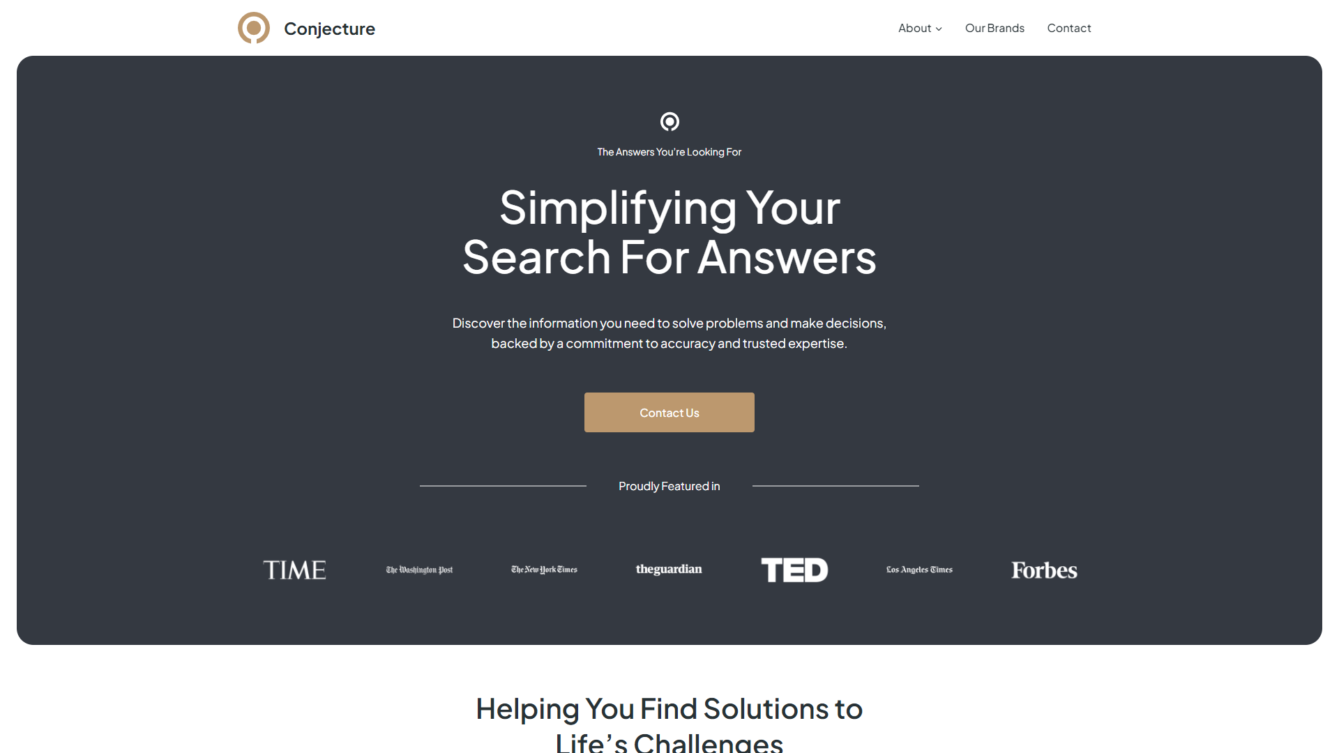Conjecture screenshot