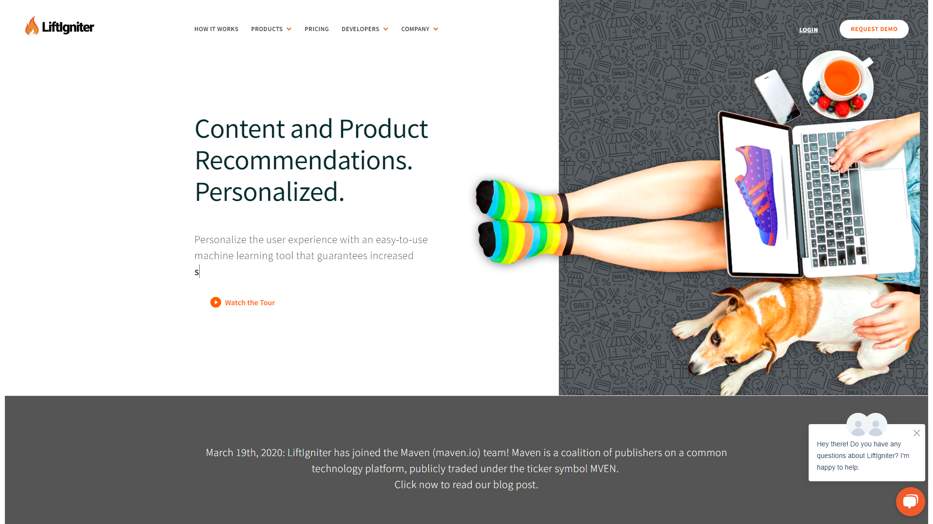 LiftIgniter screenshot