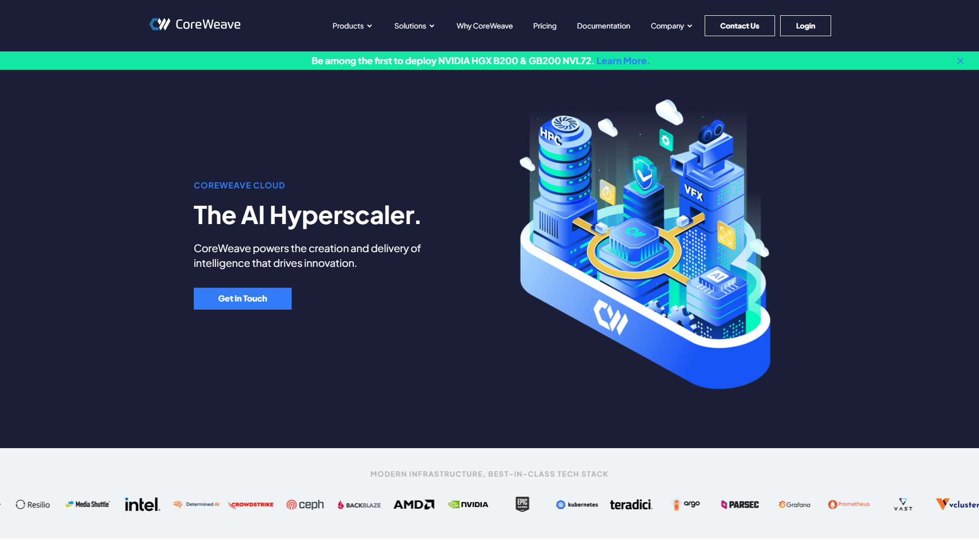 CoreWeave screenshot