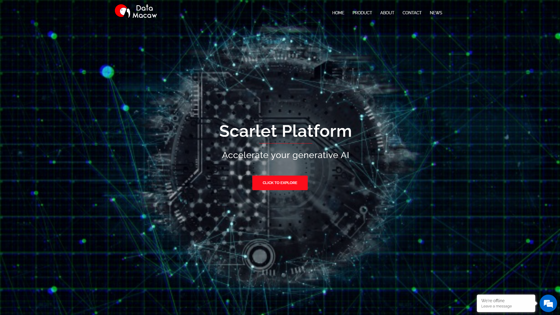 DataMacaw Scarlet Platform screenshot