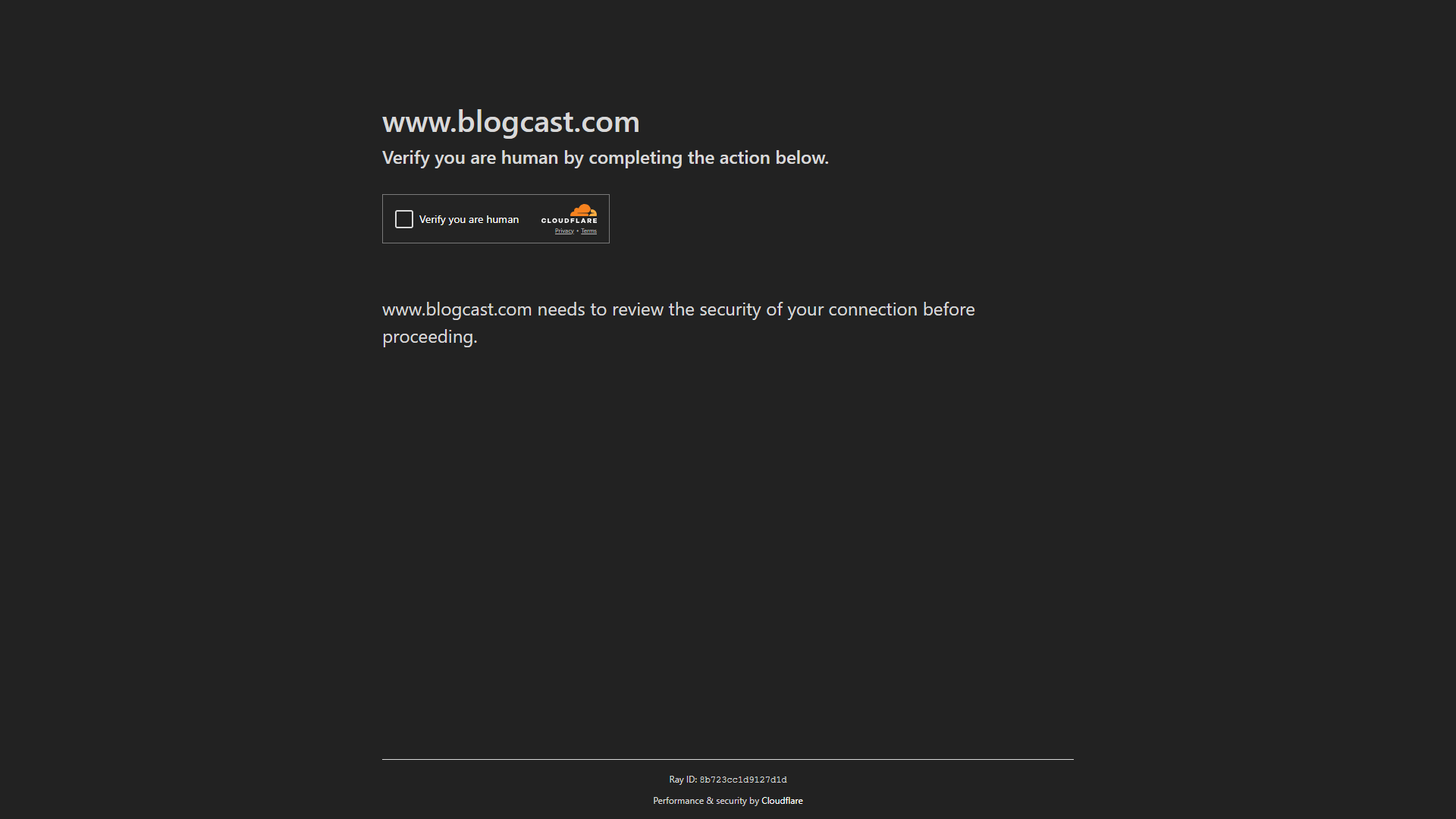 Blogcast screenshot