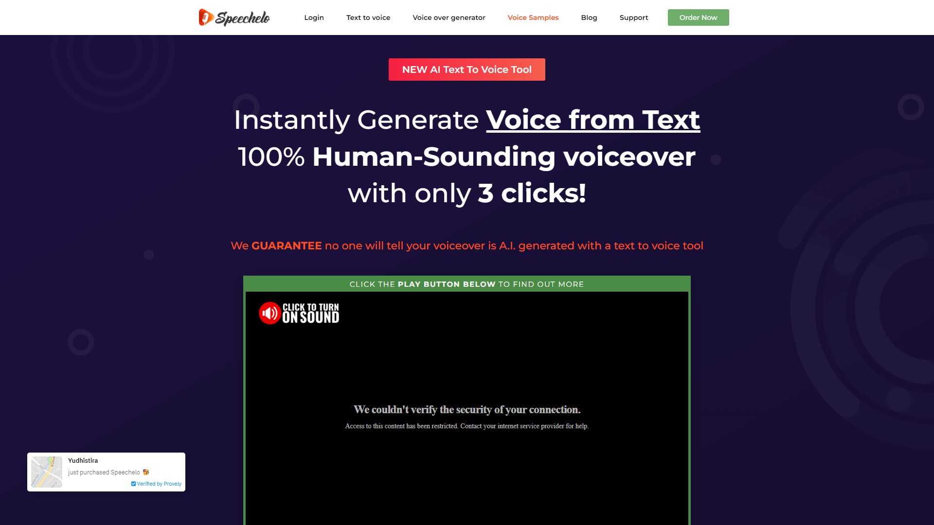 Speechelo screenshot