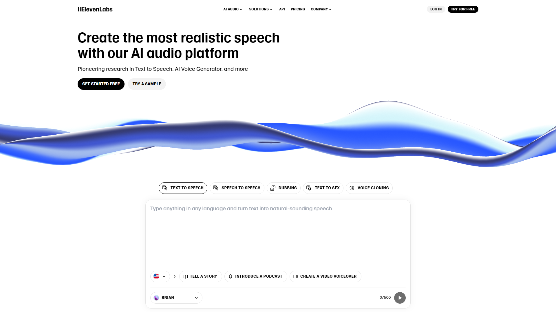 ElevenLabs screenshot
