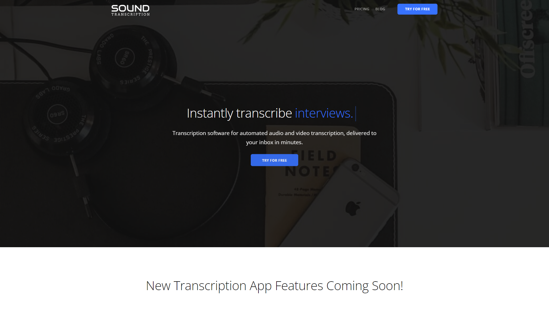 Sound Transcription screenshot