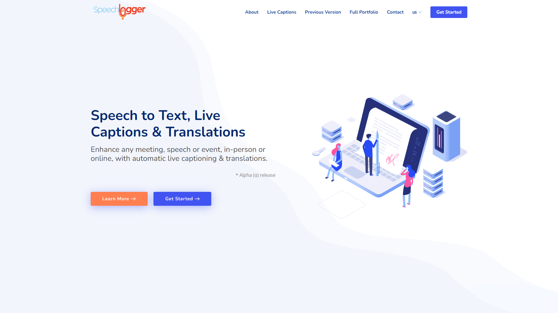 Speechlogger screenshot